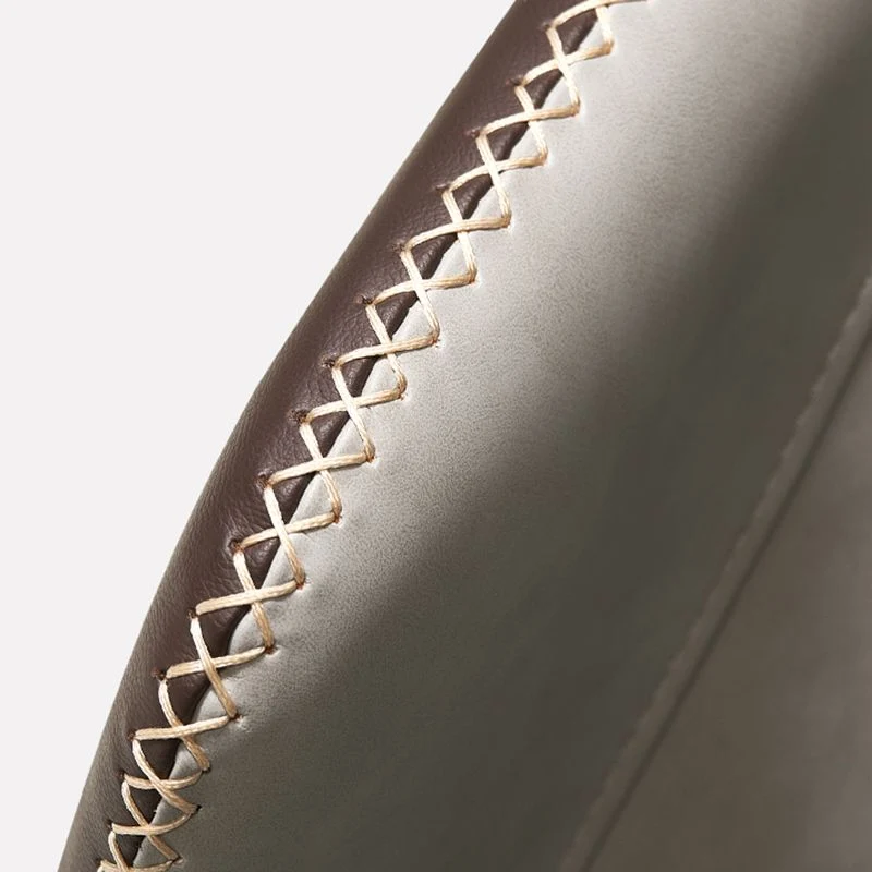 Sedie da pranzo stile moderno Sedie bergère senza braccioli per cucina con gambe metallo Clearhalo