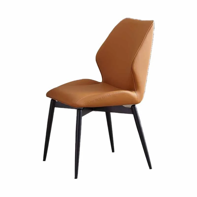Sedie da pranzo stile moderno Sedie con schienale laterale metallo senza braccioli per cucina Clearhalo