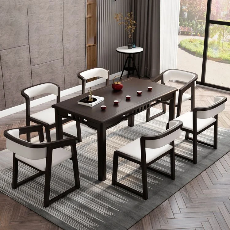 Sedie da pranzo stile moderno Sedie laterali legno massello per sala da pranzo Clearhalo