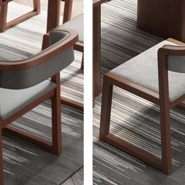 Sedie da pranzo stile moderno Sedie laterali legno massello per sala da pranzo Clearhalo