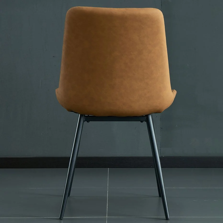 Sedie da pranzo stile moderno Sedie senza braccioli con gambe metallo per cucina Clearhalo