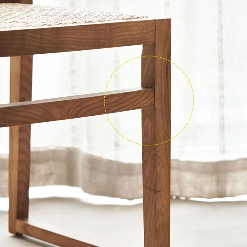 Sedie da pranzo stile tradizionale Sedie da pranzo senza braccioli da cucina con gambe legno Clearhalo