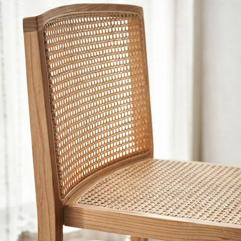 Sedie da pranzo stile tradizionale Sedie da pranzo senza braccioli da cucina con gambe legno Clearhalo