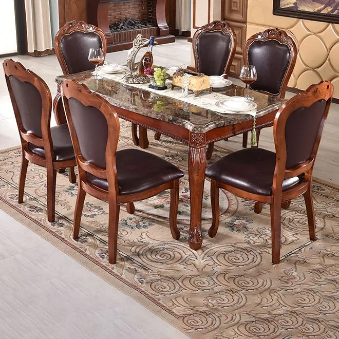 Sedie da pranzo vittoriane pelle senza braccioli, sedie laterali imbottite (set di 2) Clearhalo