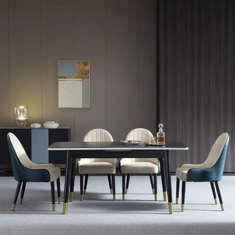 Sedie da sala da pranzo contemporanee legno, poltrone laterali imbottite per uso domestico Clearhalo
