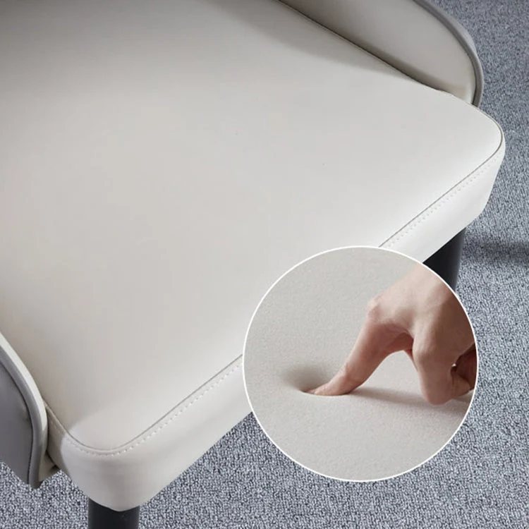 Sedie da sala da pranzo contemporanee legno, poltrone laterali imbottite per uso domestico Clearhalo