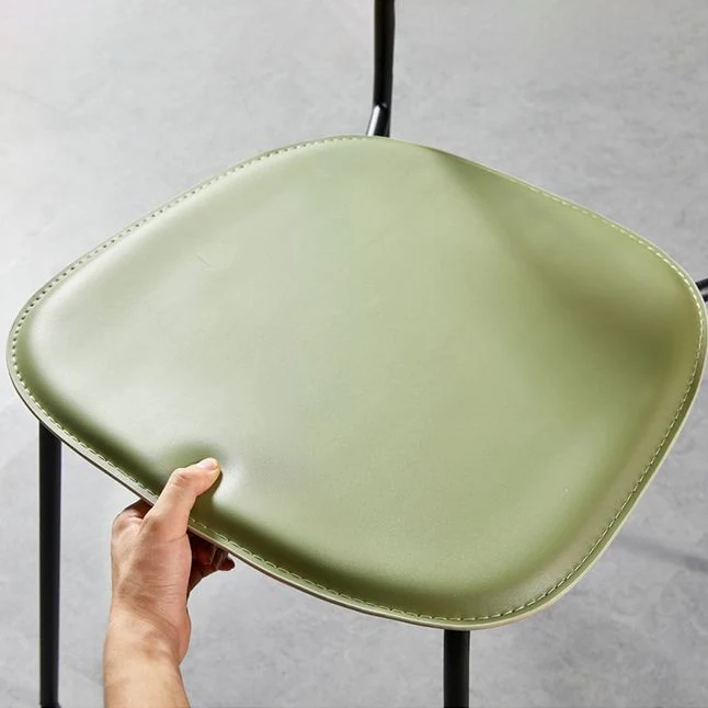 Sedie da sala da pranzo contemporanee metallo Sedia da pranzo con schienale aperto senza braccioli per uso domestico Clear...