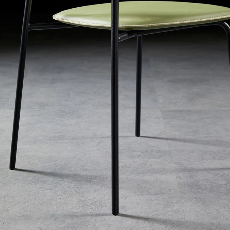 Sedie da sala da pranzo contemporanee metallo Sedia da pranzo con schienale aperto senza braccioli per uso domestico Clear...