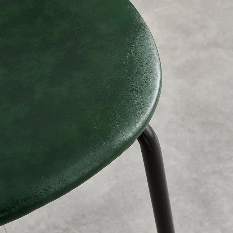 Sedie da sala da pranzo contemporanee metallo Sedia da pranzo laterale con schienale aperto senza braccioli per uso domest...