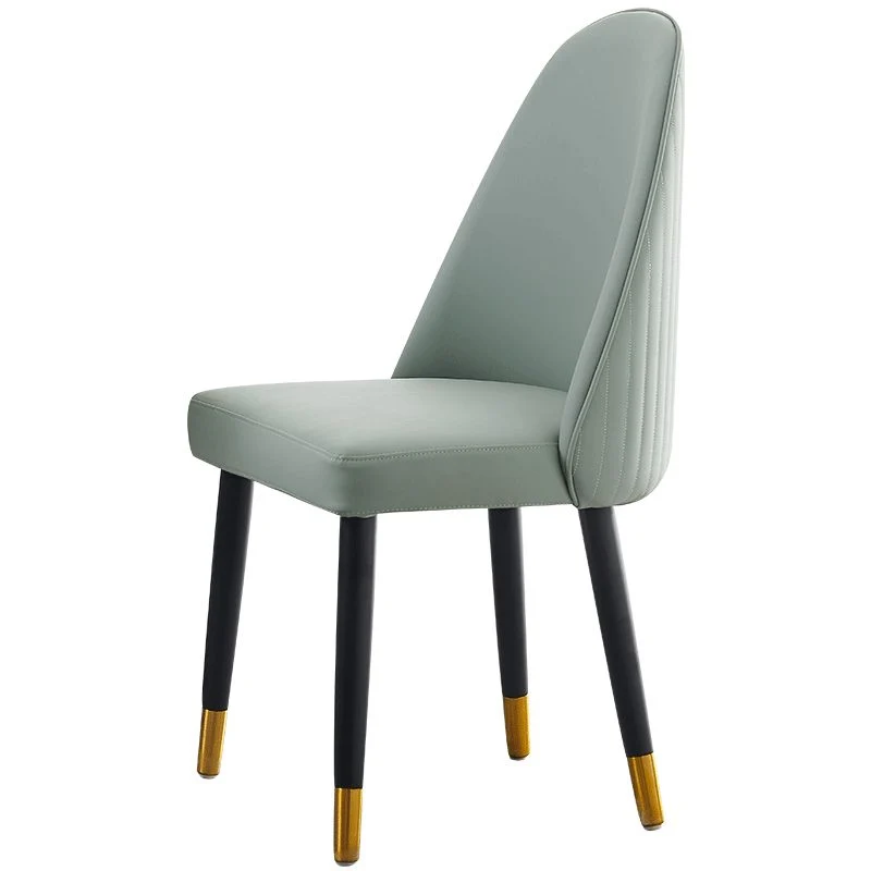 Sedie da sala da pranzo legno glamour Sedie da pranzo imbottite senza braccioli per uso domestico (set di 2) Clearhalo