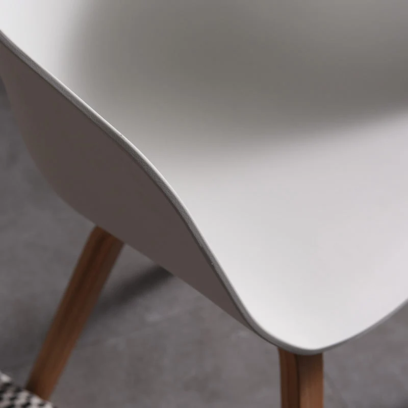 Sedie da sala da pranzo stile moderno Poltrona solida con gambe legno Clearhalo