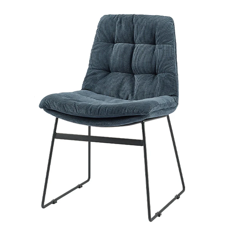 Sedie da sala da pranzo stile moderno Poltrone da pranzo da cucina con gambe metallo Clearhalo