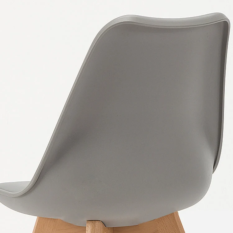 Sedie da sala da pranzo stile moderno Sedie solide senza braccioli con gambe legno Clearhalo