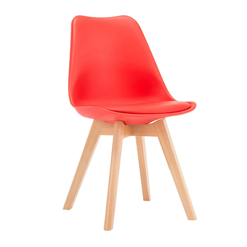 Sedie da sala da pranzo stile moderno Sedie solide senza braccioli con gambe legno Clearhalo