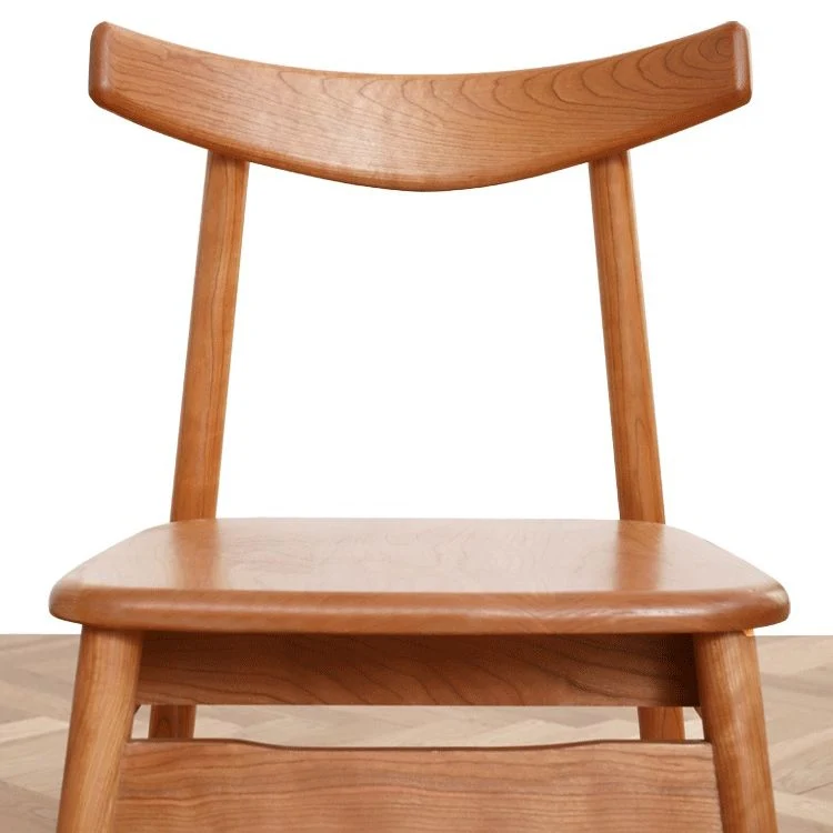 Sedie da sala da pranzo stile moderno Sedie da pranzo solide senza braccioli con gambe legno Clearhalo