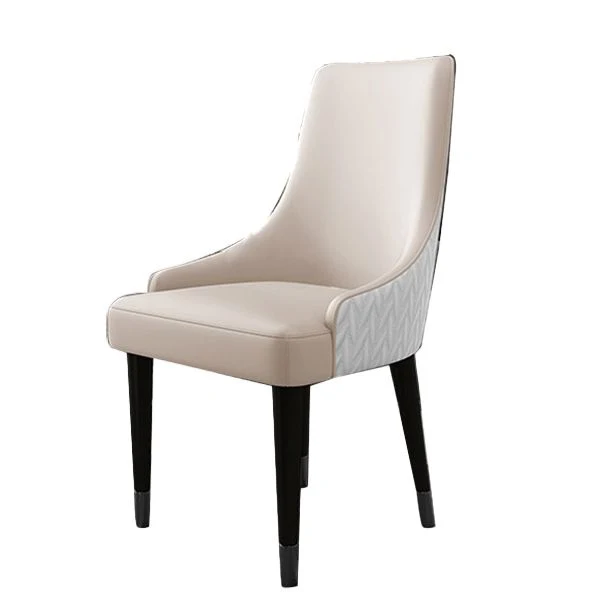 Sedie Stile Contemporaneo Sedie da Pranzo con Braccioli e Gambe Legno per Cucina Clearhalo