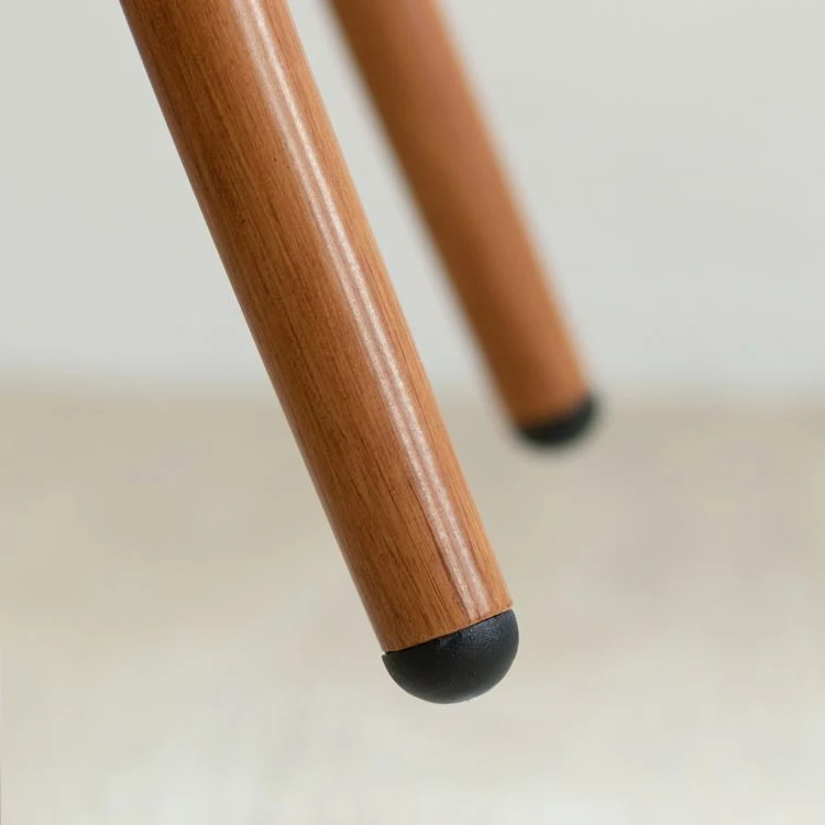 Sedie Stile Moderno Poltrona da Pranzo Impilabile con Gambe Legno per Cucina Clearhalo