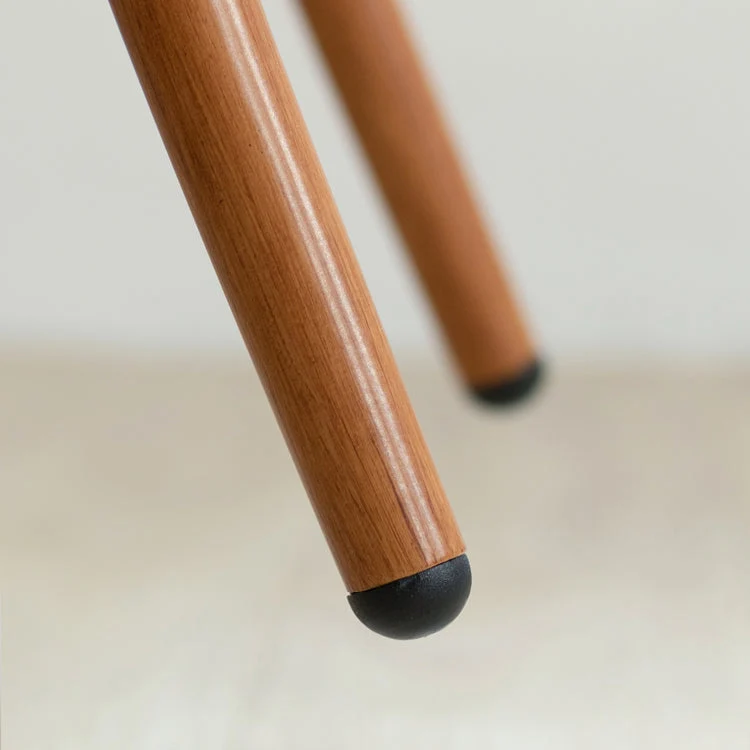 Sedie Stile Moderno Poltrona da Pranzo Impilabile con Gambe Legno per Cucina Clearhalo