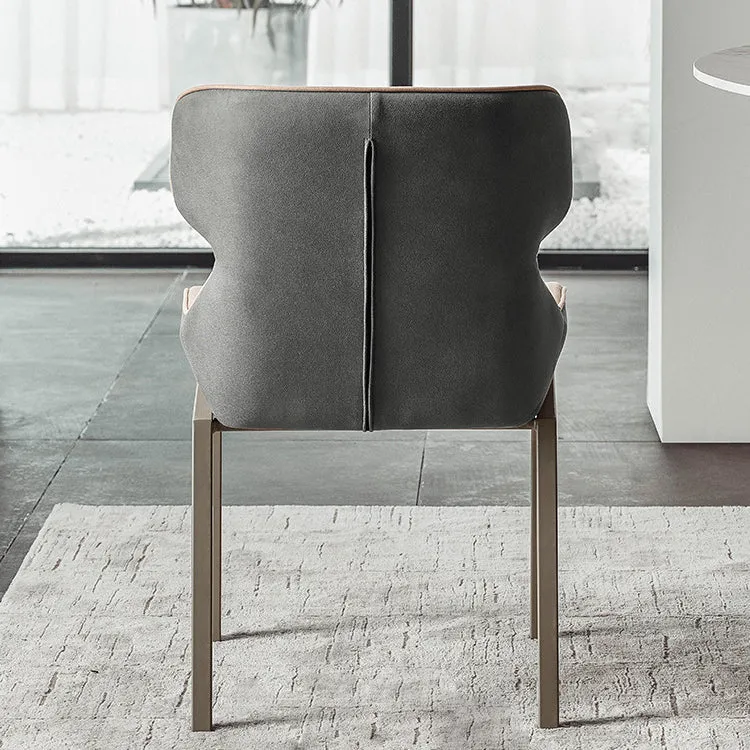 Sedie Stile Moderno Sedie da Pranzo con Gambe Metallo per Cucina Clearhalo