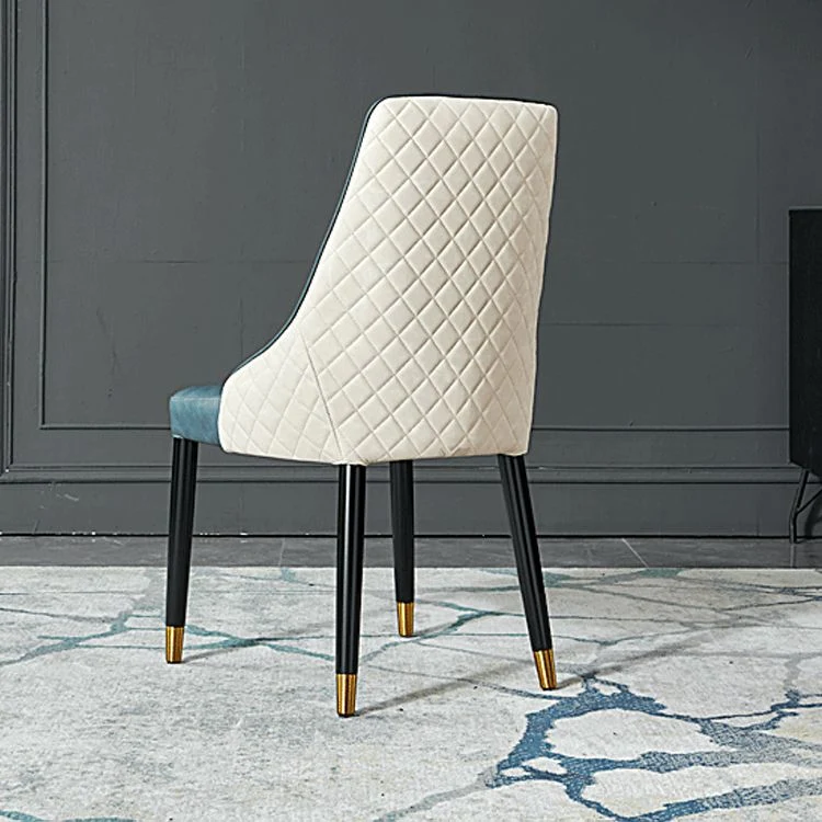 Sedie stile nordico glamour Sedia laterale da cucina con gambe legno Clearhalo