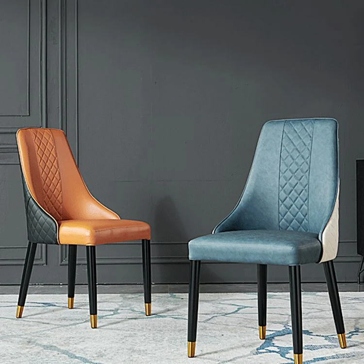 Sedie stile nordico glamour Sedia laterale da cucina con gambe legno Clearhalo
