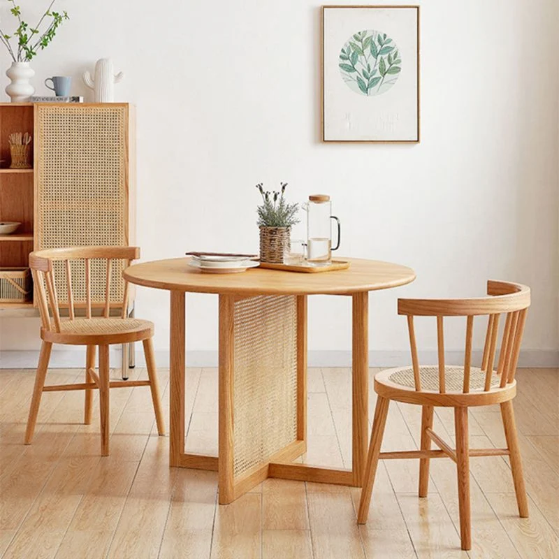 Sedie Windsor per sala da pranzo Sedia da cucina contemporanea legno massello per la casa Clearhalo