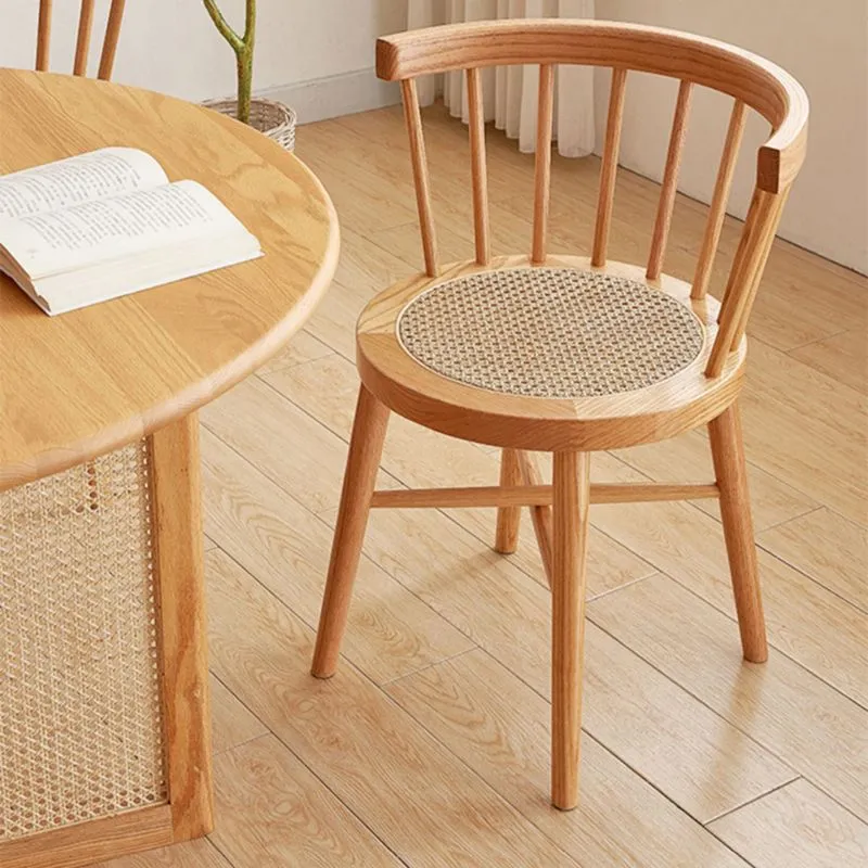 Sedie Windsor per sala da pranzo Sedia da cucina contemporanea legno massello per la casa Clearhalo