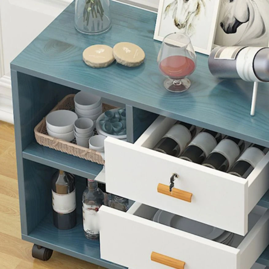 Server da cucina semplice con struttura legno artificiale per soggiorno Clearhalo