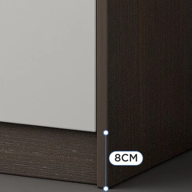 Server da pranzo legno ingegnerizzato stile moderno con cassetto e contenitore Clearhalo