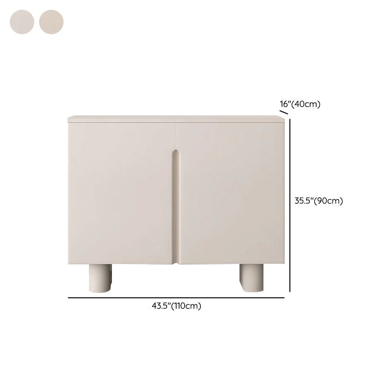 Server da pranzo moderno finto legno per buffet con luci per sala da pranzo Clearhalo
