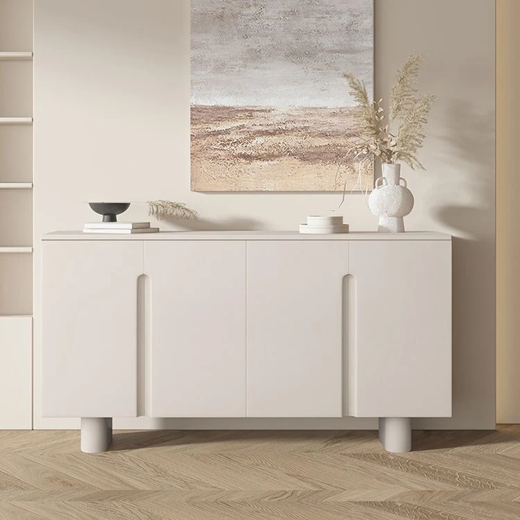 Server da pranzo moderno finto legno per buffet con luci per sala da pranzo Clearhalo