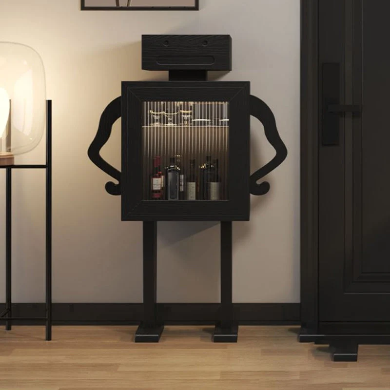Server da pranzo moderno frassino per buffet con ante per cucina Clearhalo