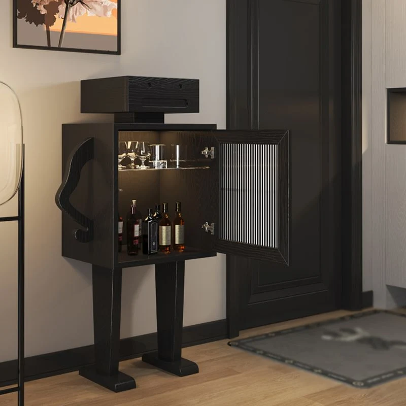 Server da pranzo moderno frassino per buffet con ante per cucina Clearhalo