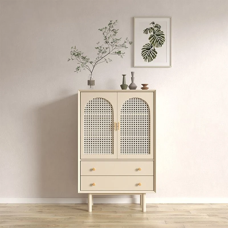 Server da pranzo moderno Server da buffet legno ingegnerizzato con cassetti per cucina Clearhalo