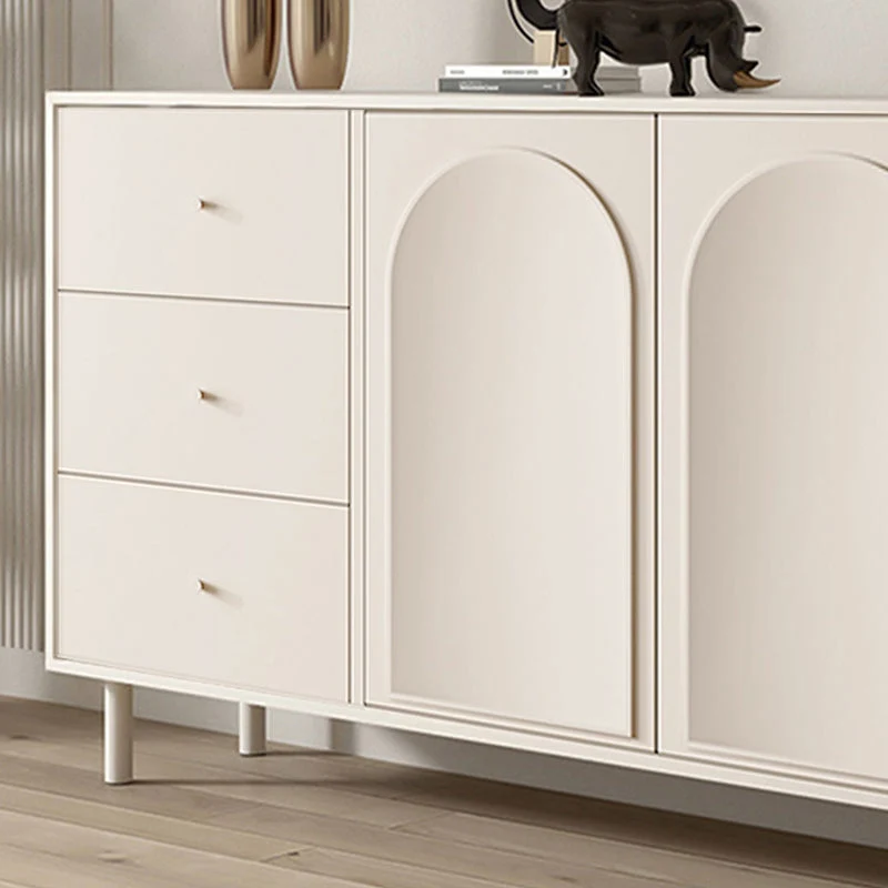 Server da pranzo moderno Server da buffet legno ingegnerizzato con ante per soggiorno Clearhalo