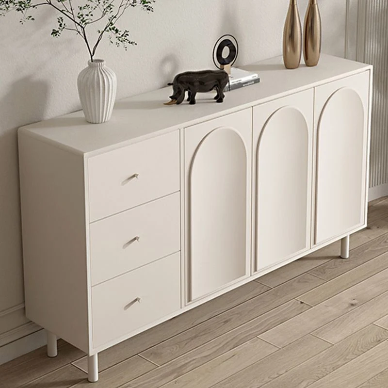 Server da pranzo moderno Server da buffet legno ingegnerizzato con ante per soggiorno Clearhalo
