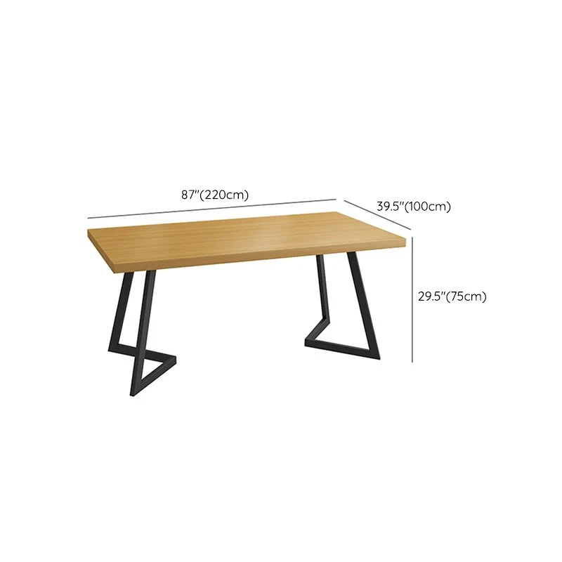 Set dinette industriale legno chiaro 1/2/7 pezzi di mobili legno massello per la casa Clearhalo