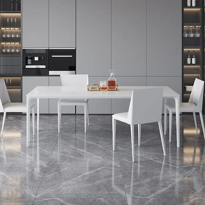 Set da pranzo con sedia e tavolo da 1/2/5 pezzi Set da pranzo rettangolare Clearhalo