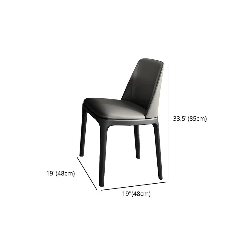 Set da pranzo contemporaneo da 1/4/5 pezzi Set da tavolo da pranzo pietra sinterizzata Clearhalo