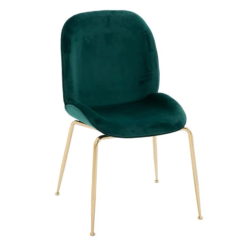 Set da pranzo Glam 1/2/5 pezzi Tavolo da pranzo con piano pietra con sedie per ristorante Clearhalo