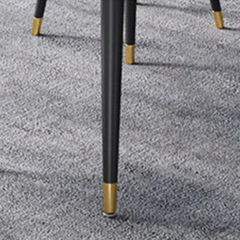 Set da pranzo Glam Style 1/2/3/5/7 pezzi Set da cucina da tavolo bianco-oro per sala da pranzo Clearhalo