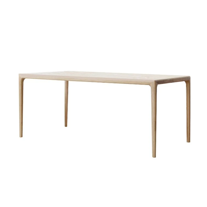 Set da pranzo legno massello Set da pranzo stile moderno da 1/4/5/6 pezzi con tavolo rettangolare Clearhalo