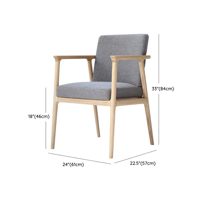 Set da pranzo legno massello Set da pranzo stile moderno da 1/4/5/6 pezzi con tavolo rettangolare Clearhalo