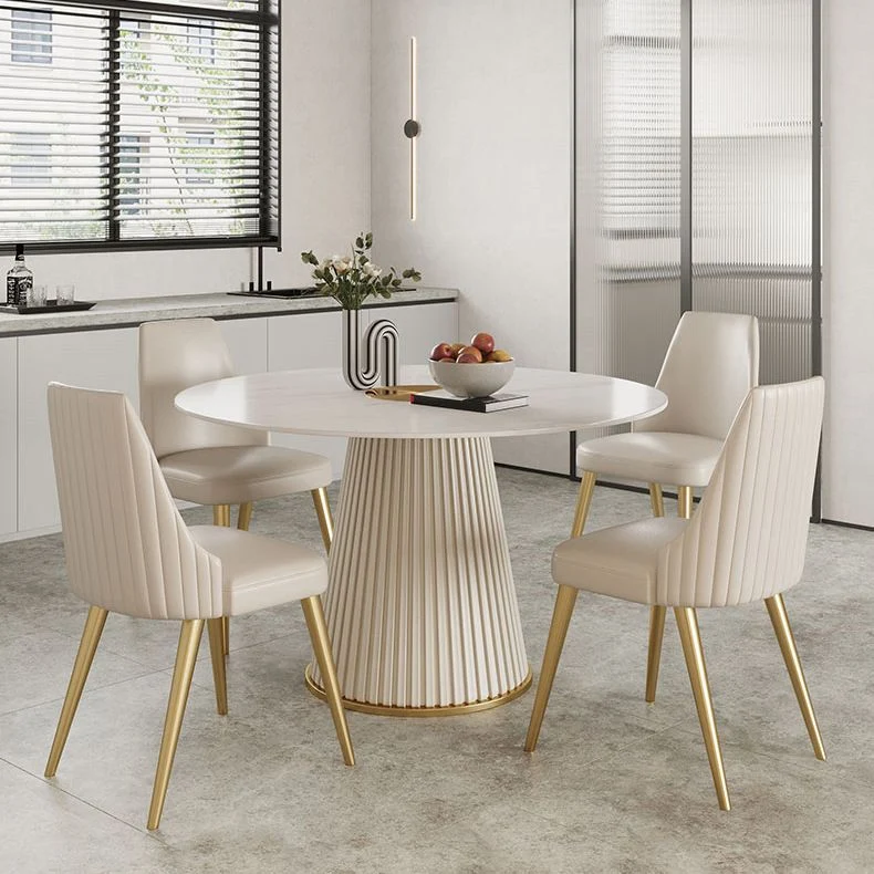 Set da pranzo minimalista da 1/3/4/57 pezzi, set da tavolo rotondo per sala da pranzo Clearhalo
