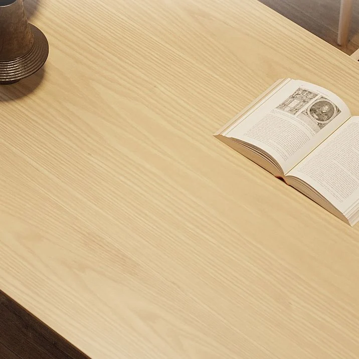 Set da pranzo moderno da 1/2/3/5/9 pezzi Set di mobili da pranzo legno naturale Clearhalo