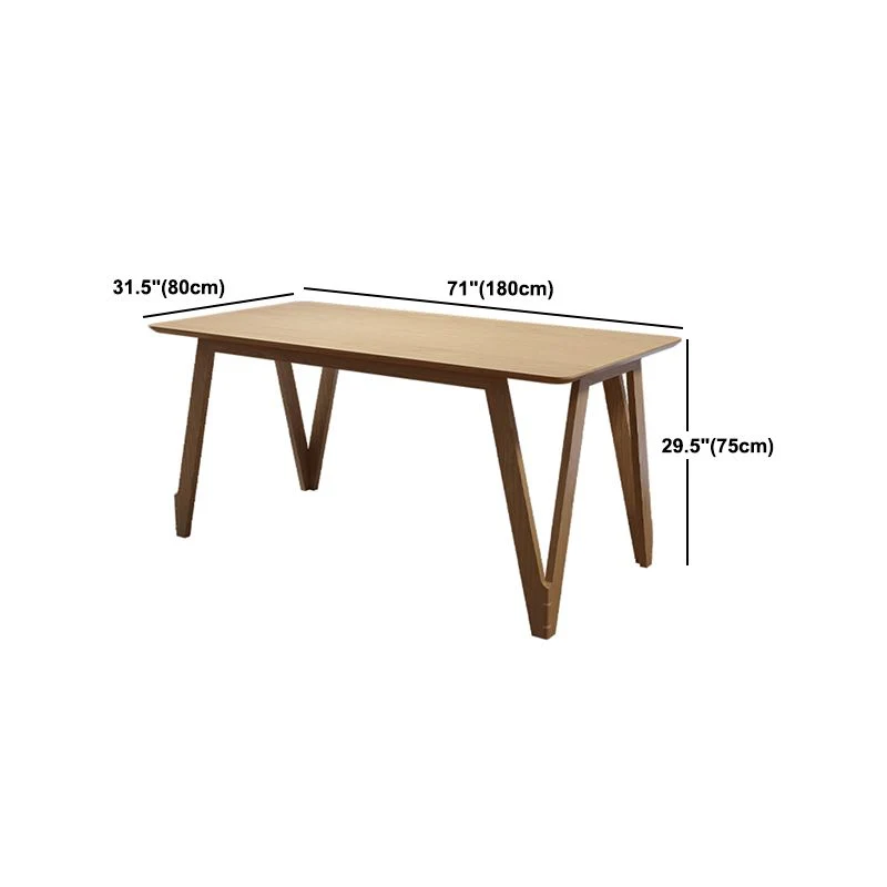 Set da pranzo moderno da 1/2/3/5/9 pezzi Set di mobili da pranzo legno naturale Clearhalo