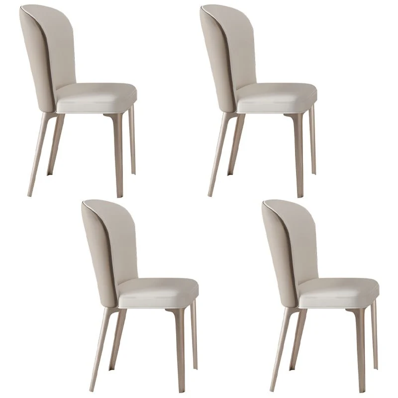 Set da pranzo moderno da 1/4/5/7 pezzi con tavolo da pranzo rotondo pietra sinterizzata bianca Clearhalo