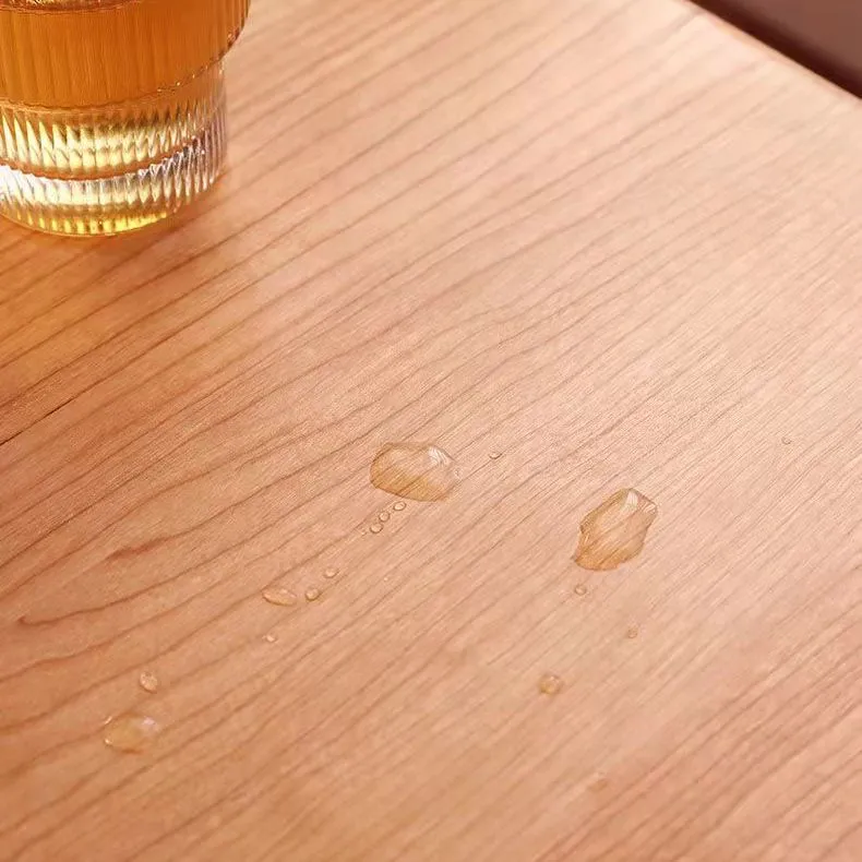 Set da pranzo moderno legno di quercia Set da tavolo da pranzo beige rettangolare da 1/2/5 pezzi Clearhalo