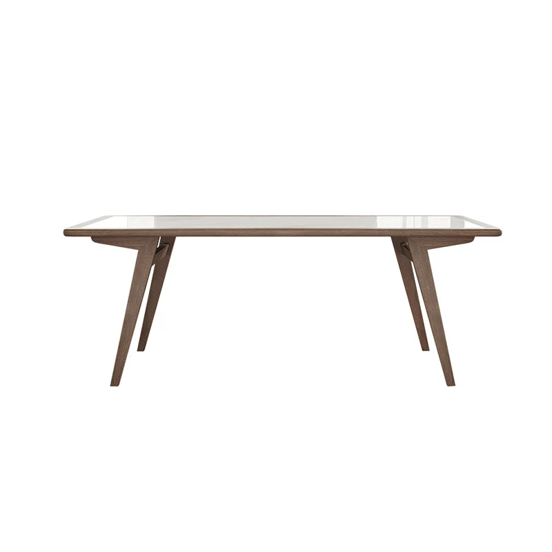 Set da pranzo moderno pietra sinterizzata rettangolare da 1/5/7 pezzi per la casa Clearhalo