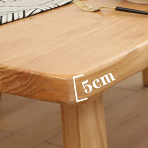 Set da pranzo moderno pino Tavolo da pranzo rettangolare da 1/4/5/7 pezzi con sedie Clearhalo